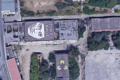 Bari, "Rukelie" e "l'Ufo-Porto": quei murales che si possono vedere solo dall'alto 
